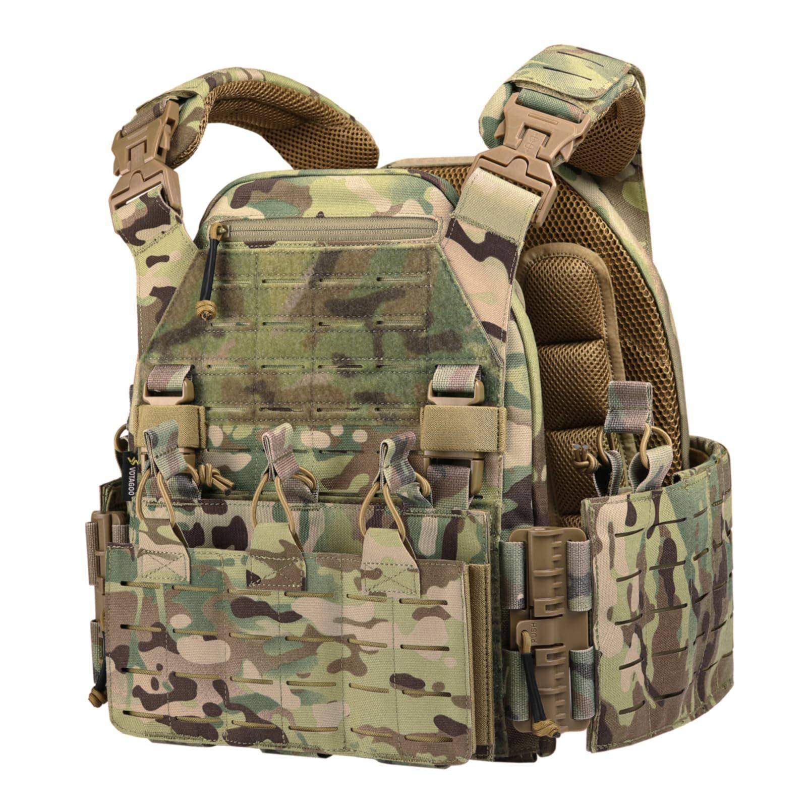 Tactical Vest Quick Release Airsoft Weighted Military Breathable Vests - Evallys.com # #