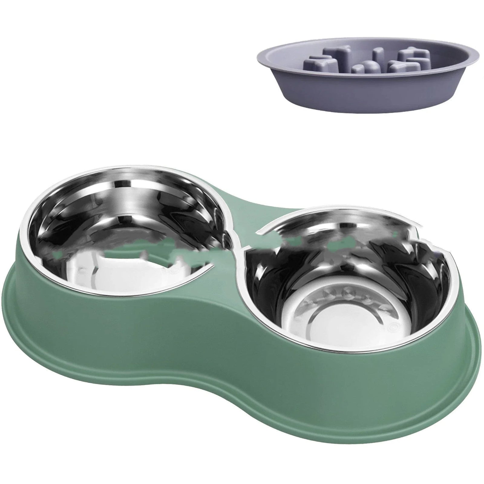 Pet Slow Feeding Bowl Removable Dogcat - Evallys.com