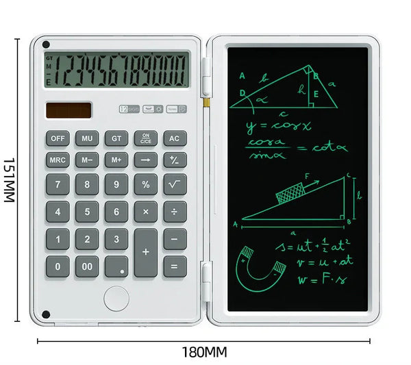 Calculator Tablet Office Portable 12 Bit Display - Evallys.com