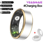 2024 for XIAOMI SAMSUNG Smart Ring Men Women Heart Rate Blood Oxygen Monitor IP68 & 5ATM Waterproof Smartring Multi-Sport Mode - Evallys.com # #