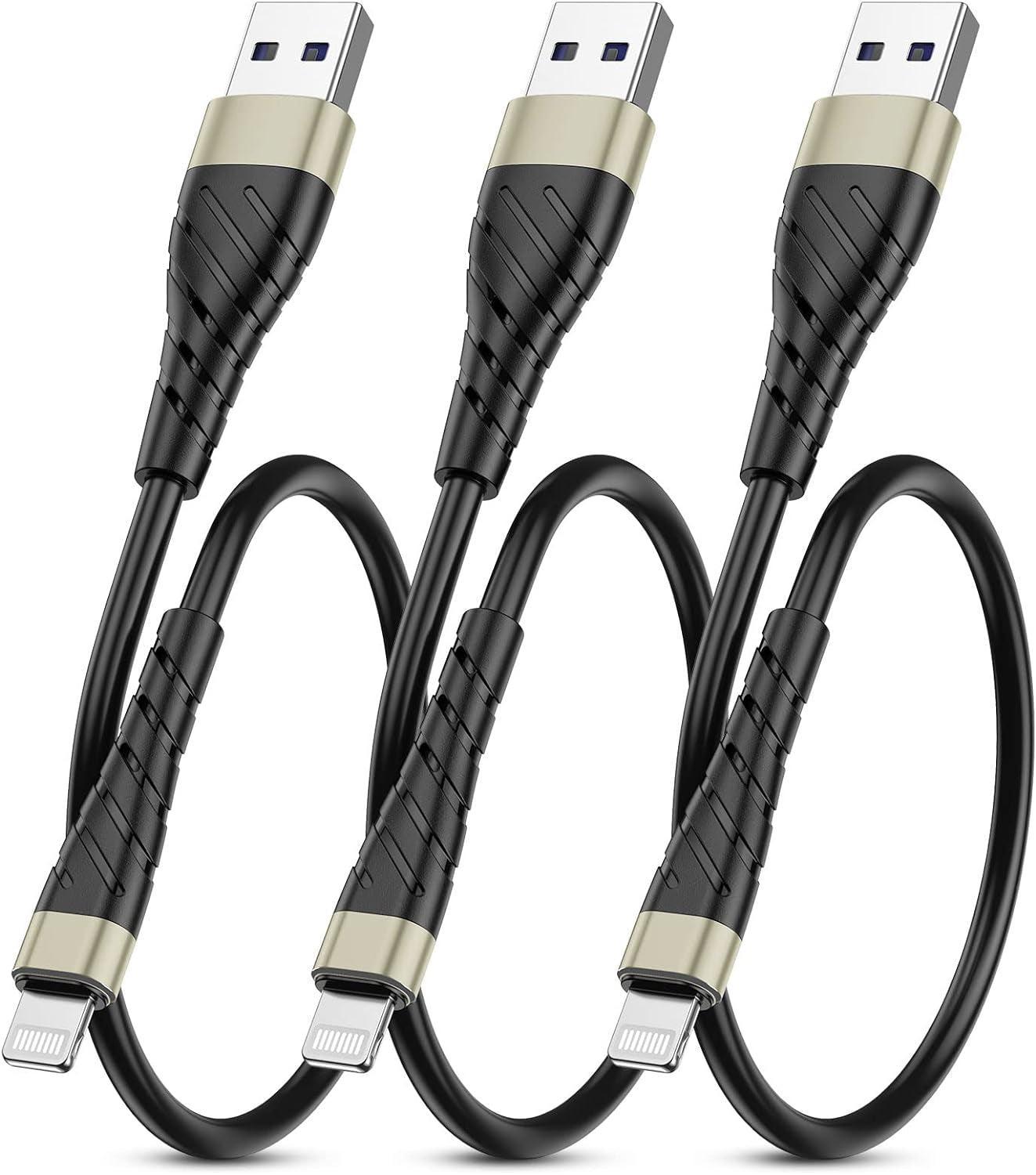 OIITH Apple Mfi Certified Iphone Charger Cable 3 Pack 10 Ft, Extra Long Lightning Charging Cord, Fast 2.4A Iphone USB Cord Compatible with Iphone12/11/Xs/Max/Xr/X/8/8P/7P/6/Ipad - Evallys.com # #