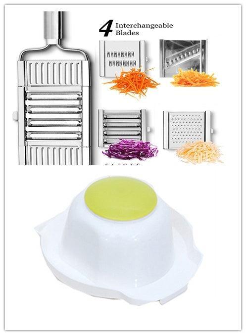 Stainless Steel Grater, Vegetable And Fruit Slicer, Peeler - Evallys.com # #