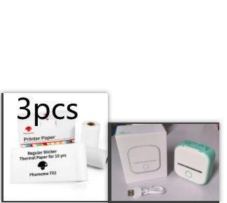 Portable Mini Thermal Label Printer Home Photo Printer Student Wrong Question Printer Bluetooth Mini Label Printer Price Tag - Evallys.com # #