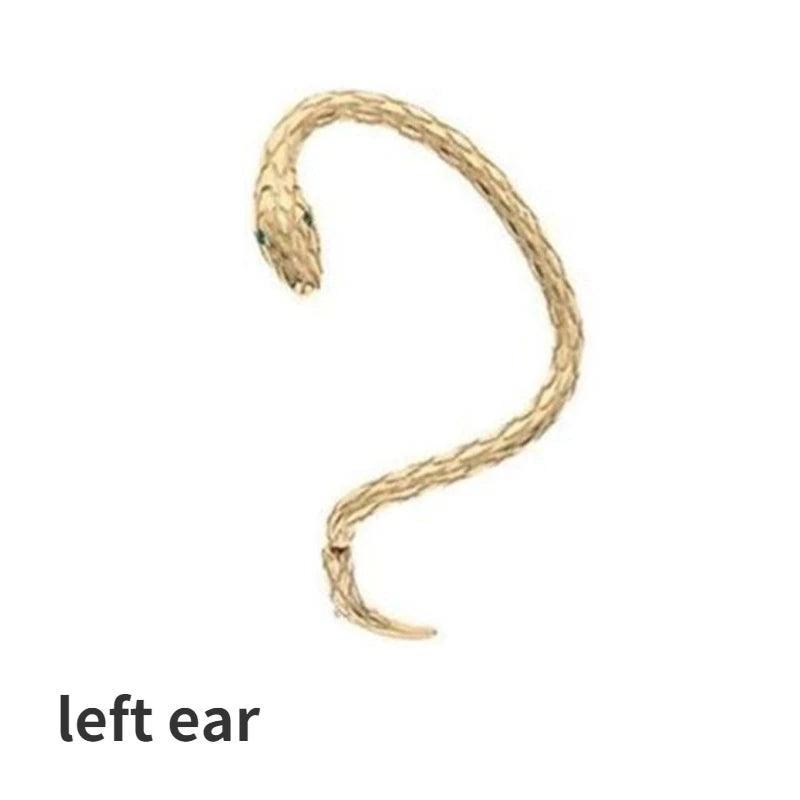 Vintage Snake Wrap Ear Hook Stainless Steel Earrings for Women Gothic Accessories Clip on Earrings Women'S Trend Earrings 2022 - Evallys.com # #