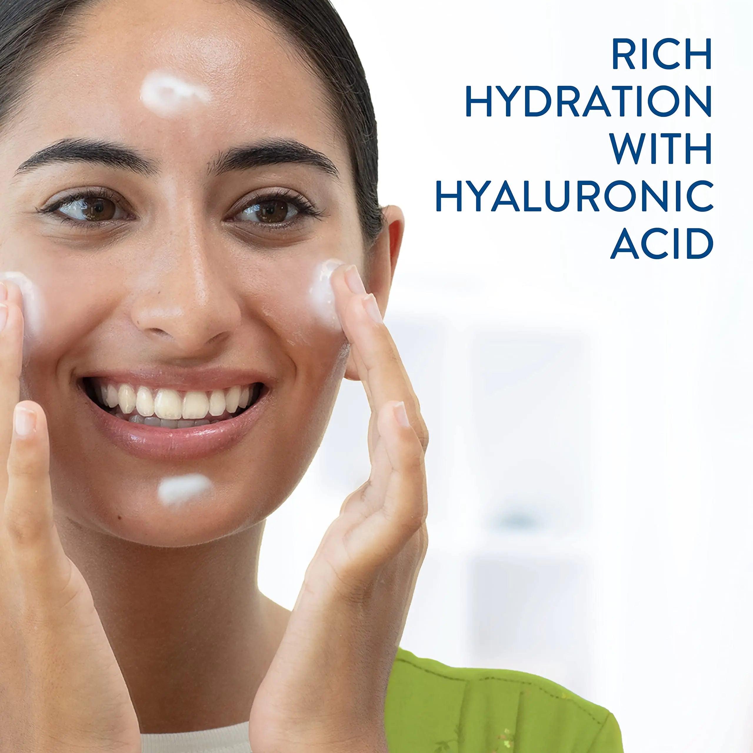 Cetaphil Rich Hydrating Night Cream For Face, With Hyaluronic Acid, 1.7 oz, Moisturizing Cream For Dry To Very Dry Skin, No Added Fragrance, (Packaging May Vary) Rich Hydrating Cream - Evallys.com # #