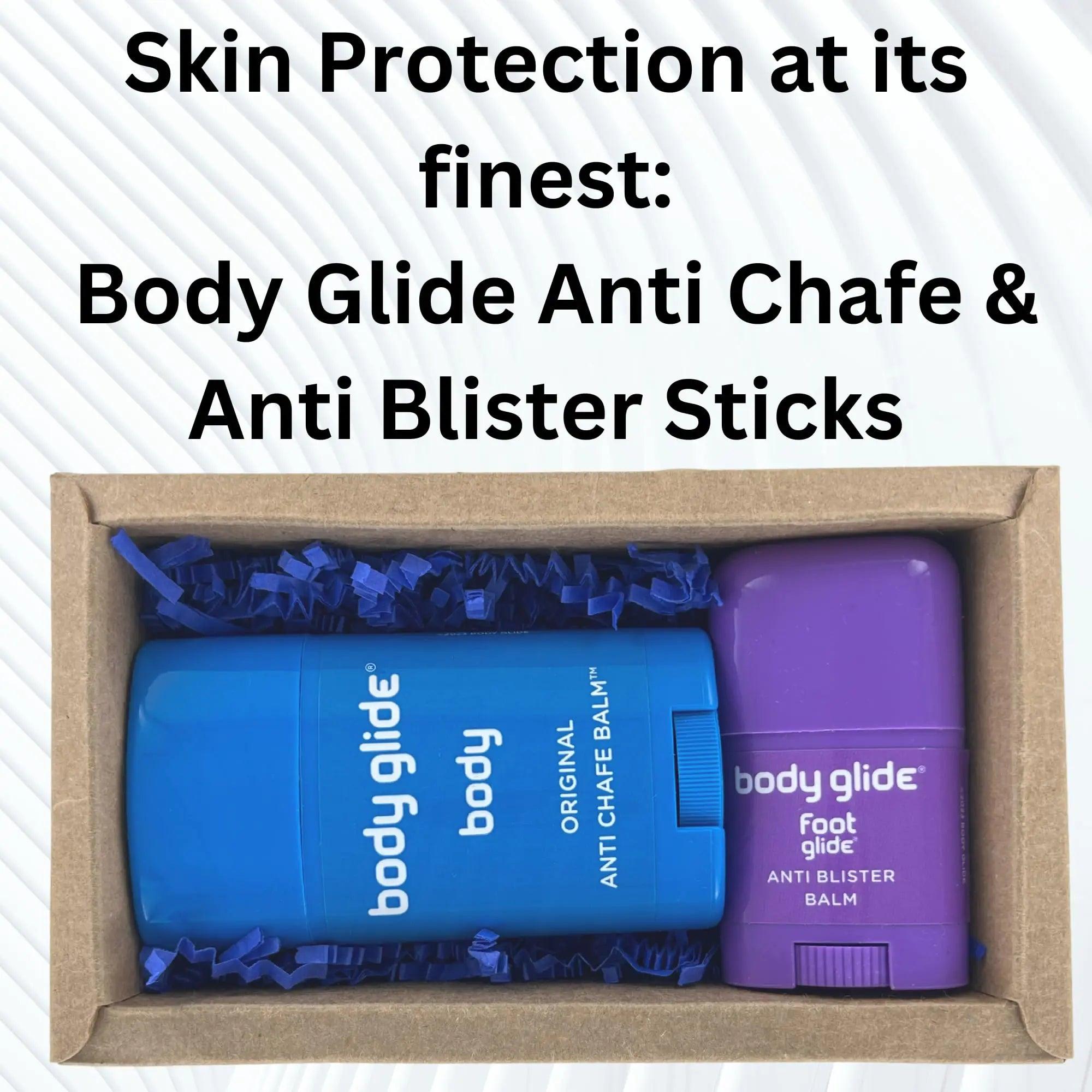 Body Glide Body & Foot Glide Gift Set | Complete Skin Protection for Sports, Play & Everyday | 1.5oz Body Anti Chafing Stick & 0.8oz Foot Glide Blister Prevention Stick - Evallys.com # #