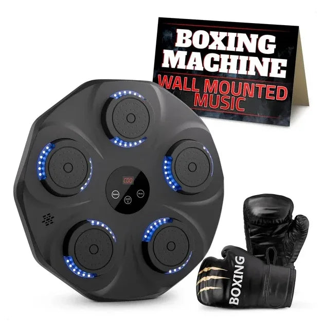 Music Boxing Machine – Wall Mounted Bluetooth Punching Pad for Adults - Evallys.com