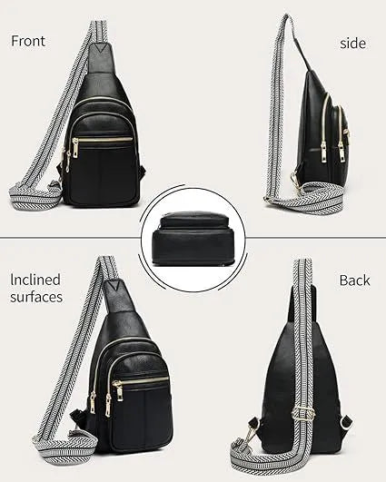 Small Sling Bag For Women Men Crossbody Bags Trendy Bakpack Fanny Packs Chest Bag For Travel - Evallys.com