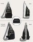 Small Sling Bag For Women Men Crossbody Bags Trendy Bakpack Fanny Packs Chest Bag For Travel - Evallys.com