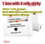 Portable Mini Thermal Label Printer Home Photo Printer Student Wrong Question Printer Bluetooth Mini Label Printer Price Tag - Evallys.com