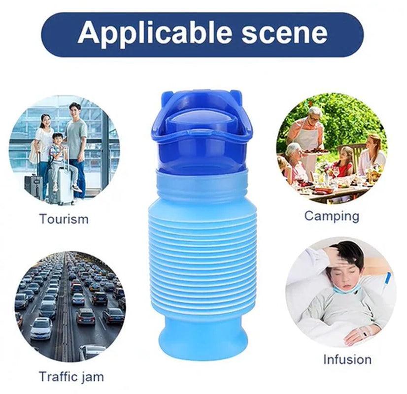 Male Female Portable Urinal Travel Camping Car Toilet Pee Bottle Emergency Kit - Evallys.com # #