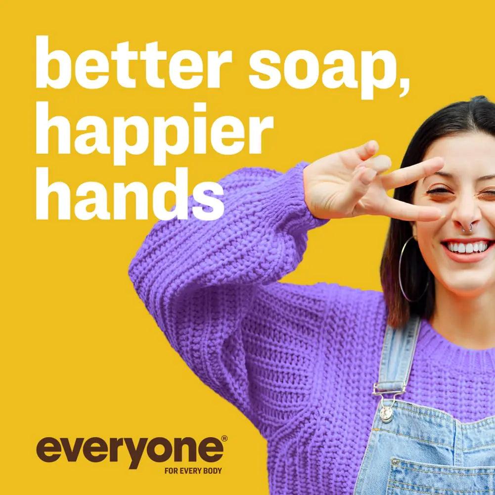 Everyone Liquid Hand Soap Refill, 1 Gallon, Meyer Lemon and Mandarin, Plant-Based Cleanser with Pure Essential Oils - Evallys.com # #