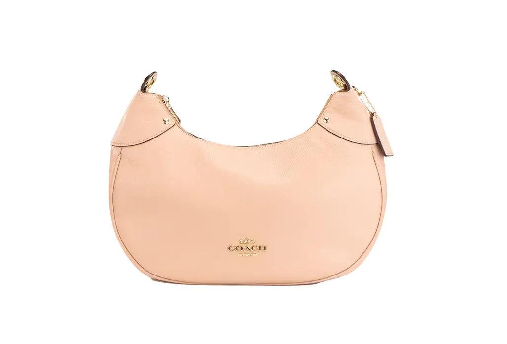 Coach Mara Shell Pink Leather Convertible Hobo Shoulder Crossbody - Evallys.com # #