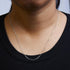 Unisex Solid 14K Gold 1.5mm Paperclip Chain Necklace - Choice of Length and Metal Color - Evallys.com