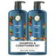 Herbal Essences Argan Oil of Morocco Shampoo & Conditioner Set, Repair & Smooth, Kew Endorsed, Fizzy Citrus Scent, Paraben-Free, Safe for Color-Treated Hair, pH-Balanced, 20.2 Fl Oz Each, 2 Pack - Evallys.com