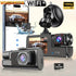 3-Camera Dash Cam with WiFi