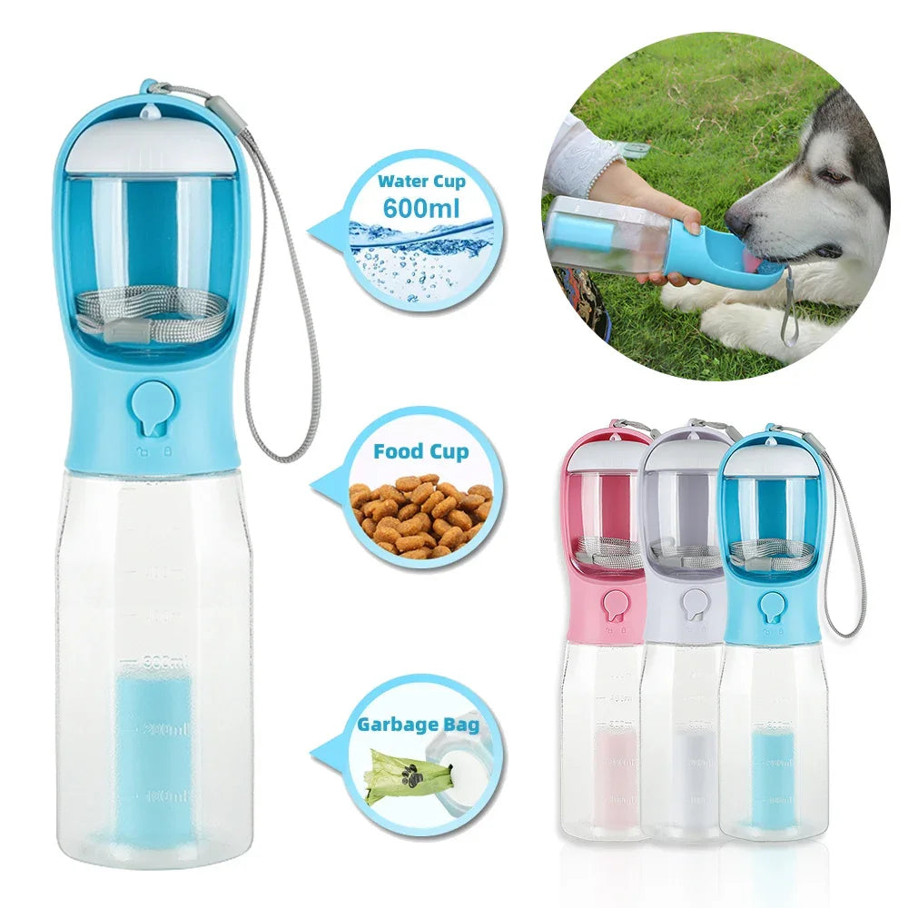 3-in-1 Dog Water Bottle
