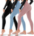 3 Pack Leggings for Women-No See-Through High Waisted Tummy Control Yoga Pants Workout Running Legging Assorted23 Large-X-Large - Evallys.com # #