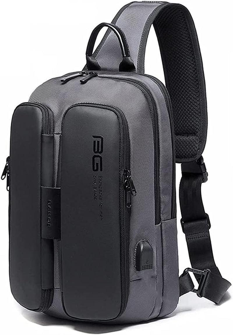 OZUKO Sling Backpack Sling Bag Crossbody Backpack Shoulder Casual Daypack Rucksack for Men - Evallys.com # #