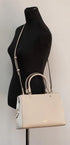 Kate Spade Leila Medium Light Sand Triple Compartment Satchel - Evallys.com # #