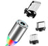 Compatible with Apple, Flowing Ligh Magnetic Streamer Data Line Cable for Iphone Android Typec - Evallys.com