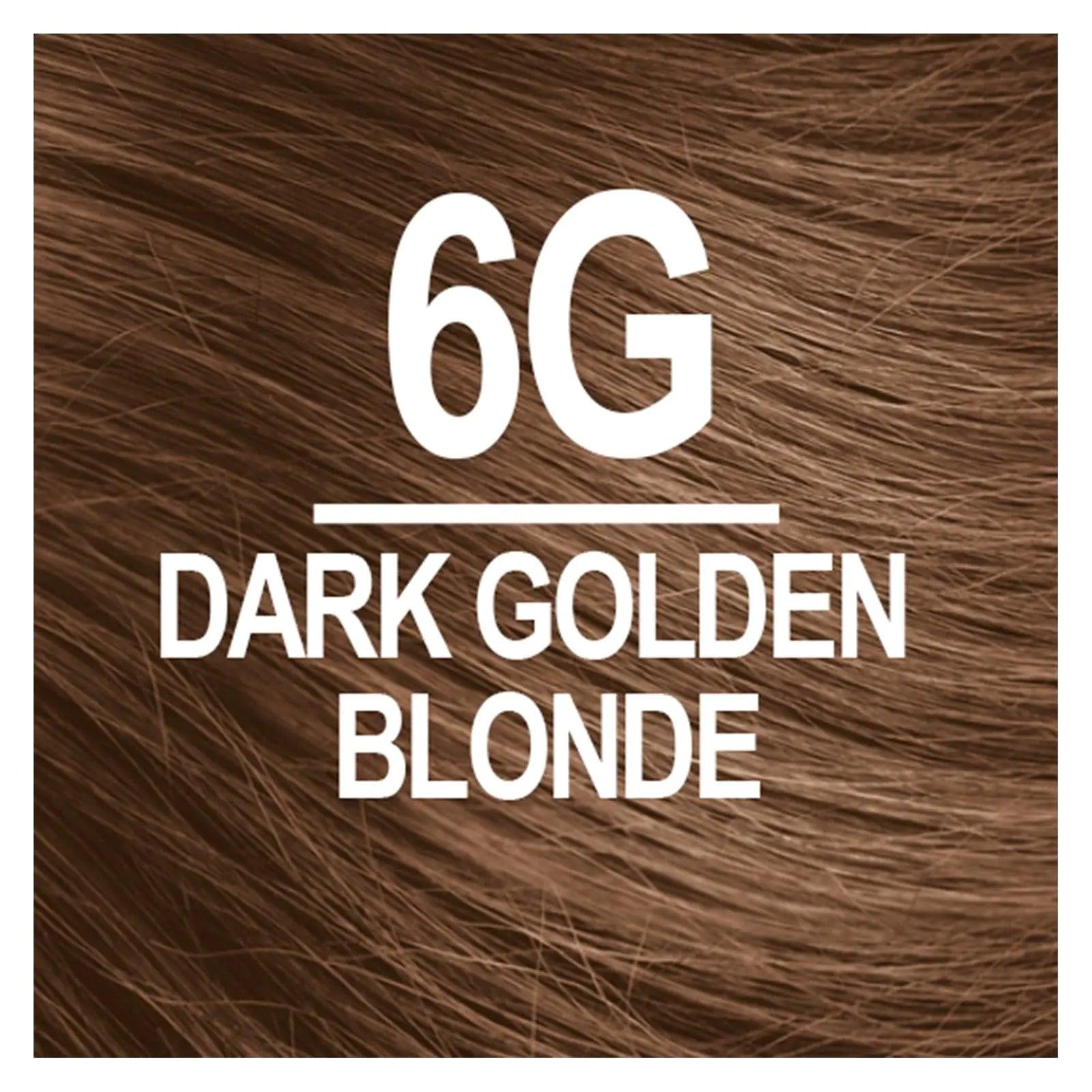 Naturtint Permanent Hair Color 6G Dark Golden Blonde (Pack of 1), Ammonia Free, Vegan, Cruelty Free, up to 100% Gray Coverage, Long Lasting Results - Evallys.com # #