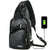 USB Portable Charging Chest Bag Messenger Bag - Evallys.com