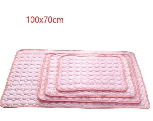 Pet Dog Cat Ice Silk Cold Nest Pad For Cooling In Summer - Evallys.com