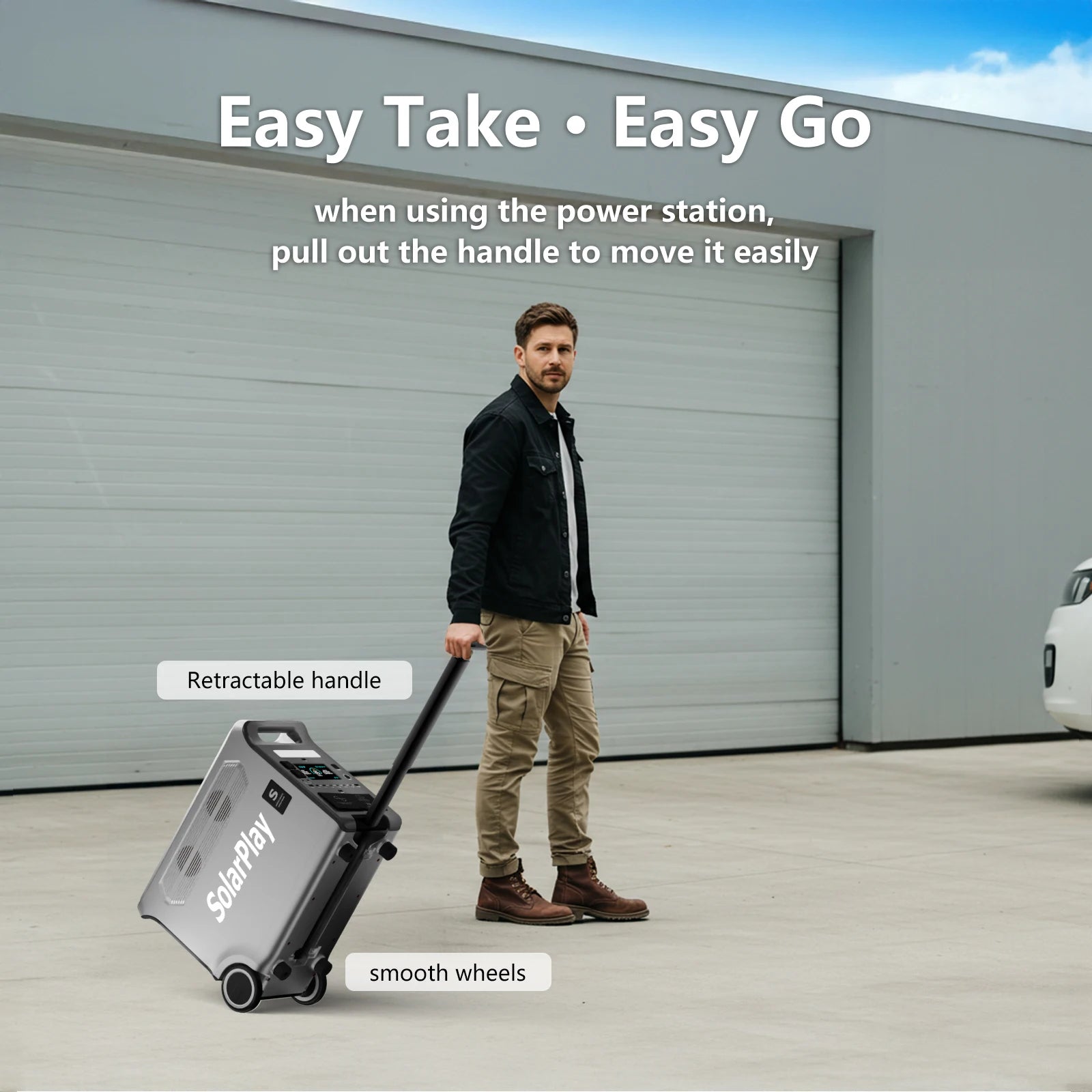 3600W Portable Power Station – Solar Generator for Camping & Backup - Evallys.com