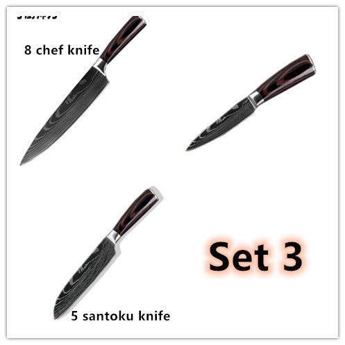 Carpenter's Special Set 6-piece Set 8-piece Set Knife Chef Knife Kitchen Knife Cooking - Evallys.com