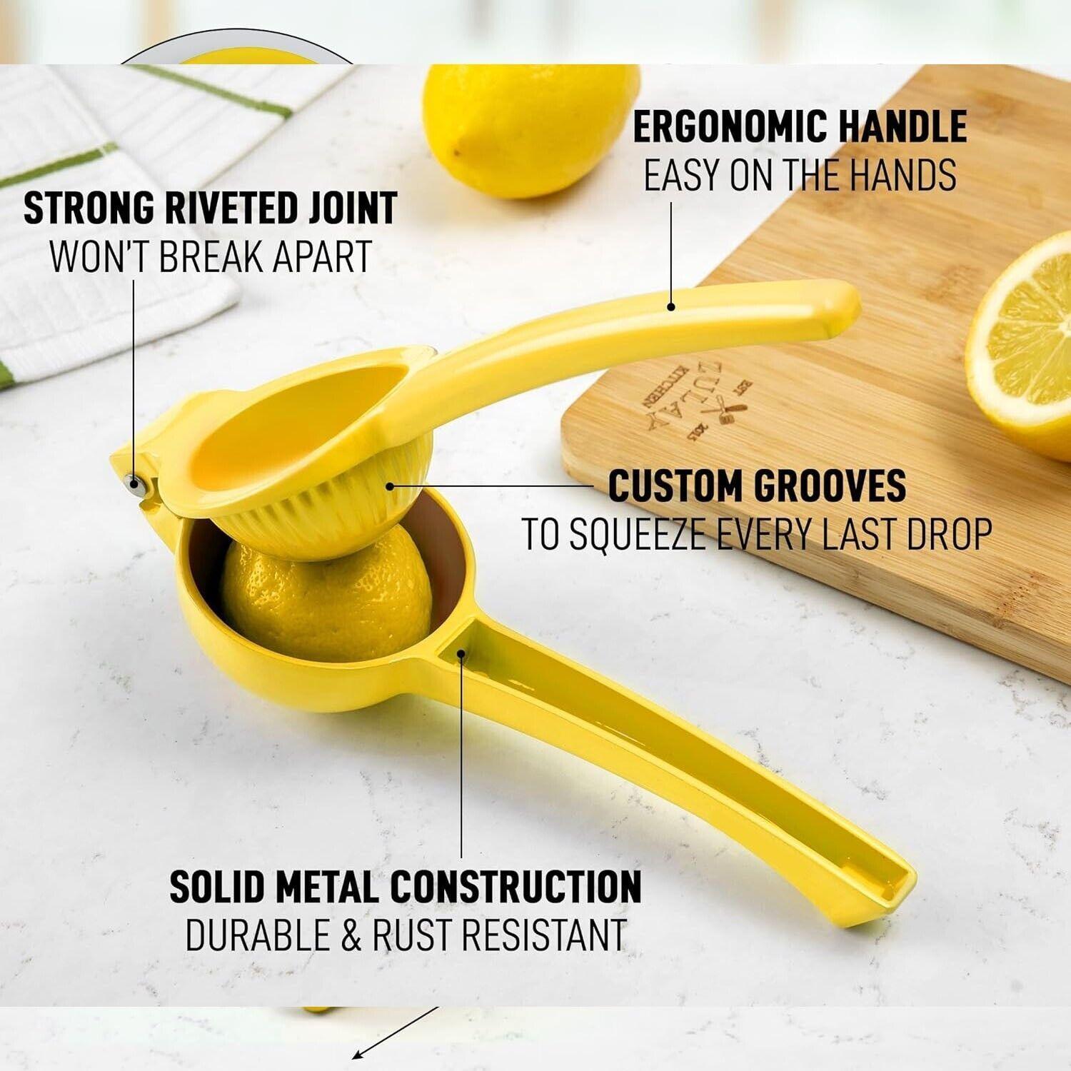 Heavy Duty Metal Orange Citrus Lemon Squeezer Manual Fruit Juicer Press Tool - Evallys.com # #