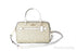 Coach (F83607) Rowan Signature Leather Light Khaki Chalk Medium Satchel Handbag Purse - Evallys.com # #