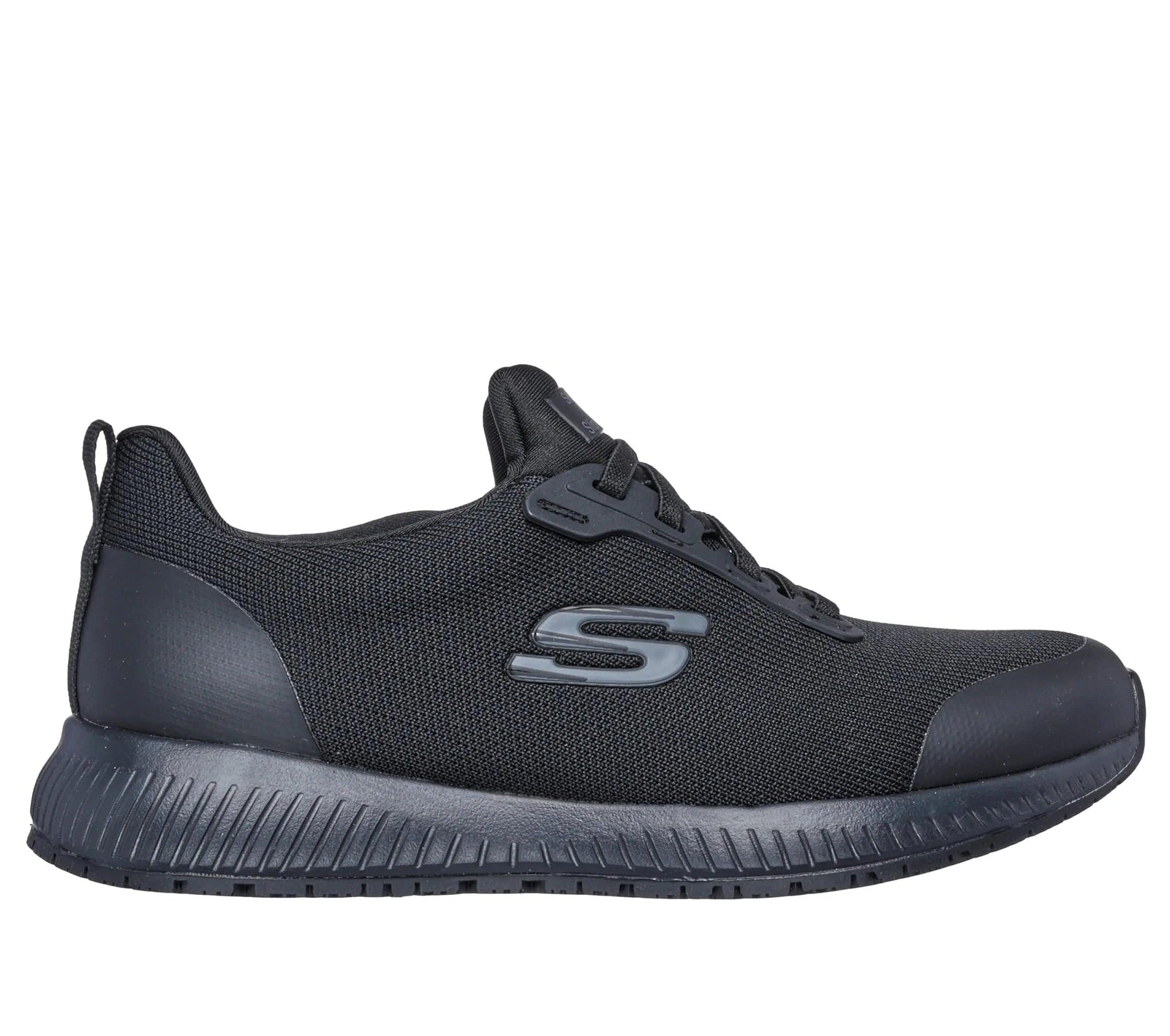 Skechers Women's Squad Sr Food Service Shoe 6 Wide Black - Evallys.com