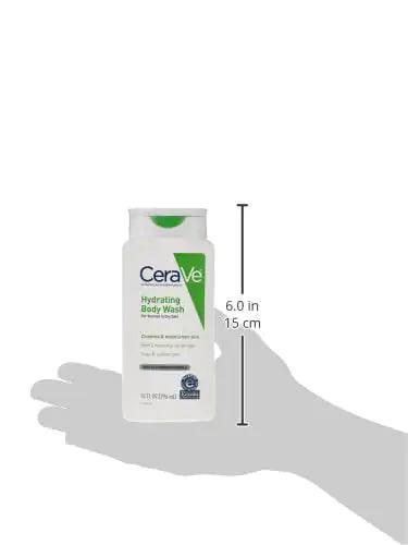 CeraVe Body Wash for Dry Skin | Moisturizing Body Wash with Hyaluronic Acid and Ceramides | Paraben, Sulfate & Fragrance Free | 10 Ounce - Evallys.com # #