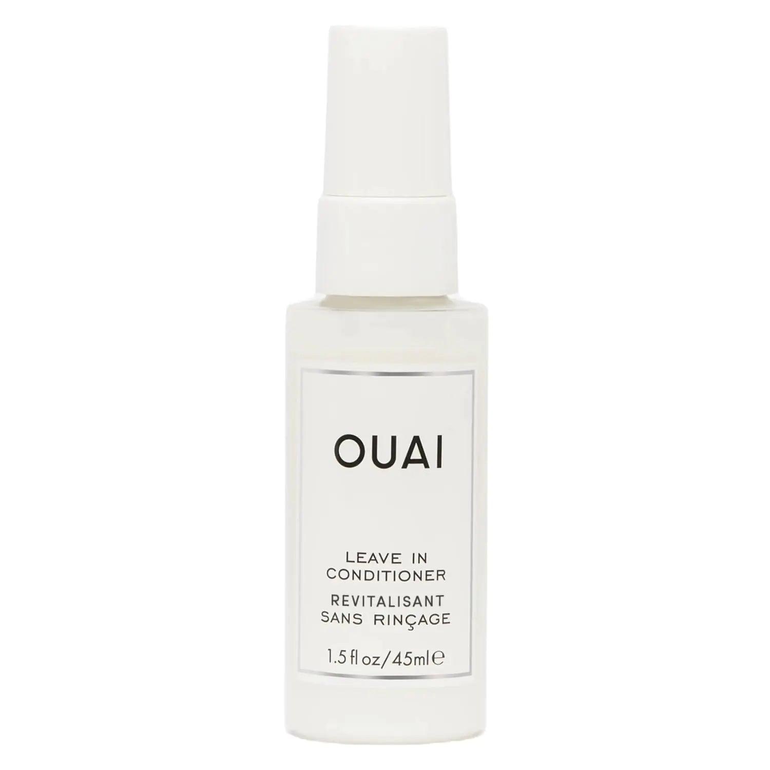 OUAI Leave In Conditioner & Heat Protectant Spray - Prime Hair for Style, Smooth Flyaways, Add Shine and Use as Detangling Spray - No Parabens, Sulfates or Phthalates (1.5 oz) 1.5 Fl Oz (Pack of 1) - Evallys.com # #