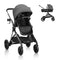 Evenflo Pivot Xpand Modular Stroller, Baby Stroller, Converts to Double Stroller, 4 Modes, Durable Construction, Extra-Large Storage Basket, Compact Folding Design, 55-Lb Capacity, Percheron Gray - Evallys.com # #