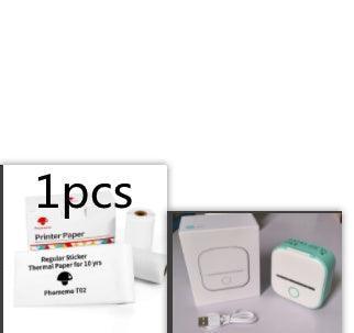 Portable Mini Thermal Label Printer Home Photo Printer Student Wrong Question Printer Bluetooth Mini Label Printer Price Tag - Evallys.com # #
