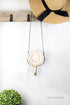 Chloe Nano Marcie Pale Blush Leather Shoulder Saddle Bag - Evallys.com # #