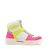 Neon Pink High Top Sneakers - Evallys.com