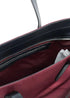 Burberry Medium Burgundy Logo Nylon Tote Shoulder Bag - Evallys.com # #