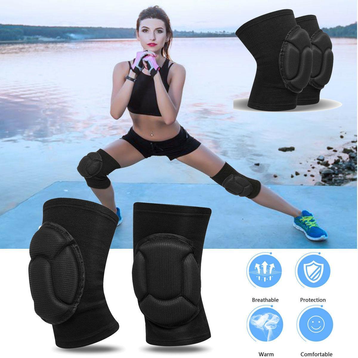 2 x Professional Knee Pads Leg Protector For Sport Work Flooring Construction - Evallys.com # #