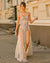 Perspective bronzing strap beach long dress - Evallys.com # #