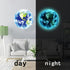 Moon Earth Luminous Wall Sticker 3D Stereo Carving - Evallys.com