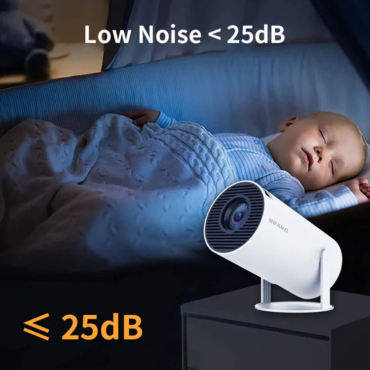 HD 720p Household Portable Mini Projector - Evallys.com