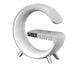 New Intelligent G Shaped LED Lamp Bluetooth Speake Wireless Charger Atmosphere For Bedroom Home Decor - Evallys.com # #