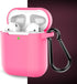 Coffea Protective Silicone Case with Keychain for Apple Airpods 2 (Black) - Evallys.com # #