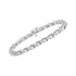 .925 Sterling Silver 1 cttw Brilliant Round-Cut Diamond "X" Link Bracelet (I-J Clarity, I2-I3 Color) - Size 7" - Evallys.com # #