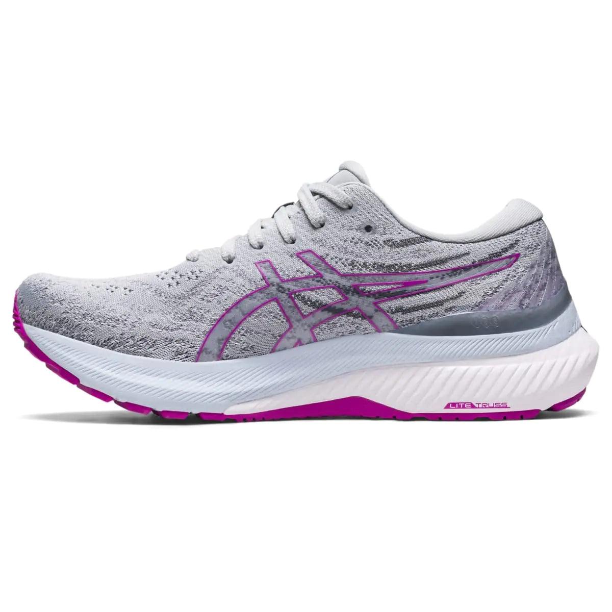 ASICS Women's Gel-Kayano 29 9.5 Wide Piedmont Grey/Orchid - Evallys.com # #