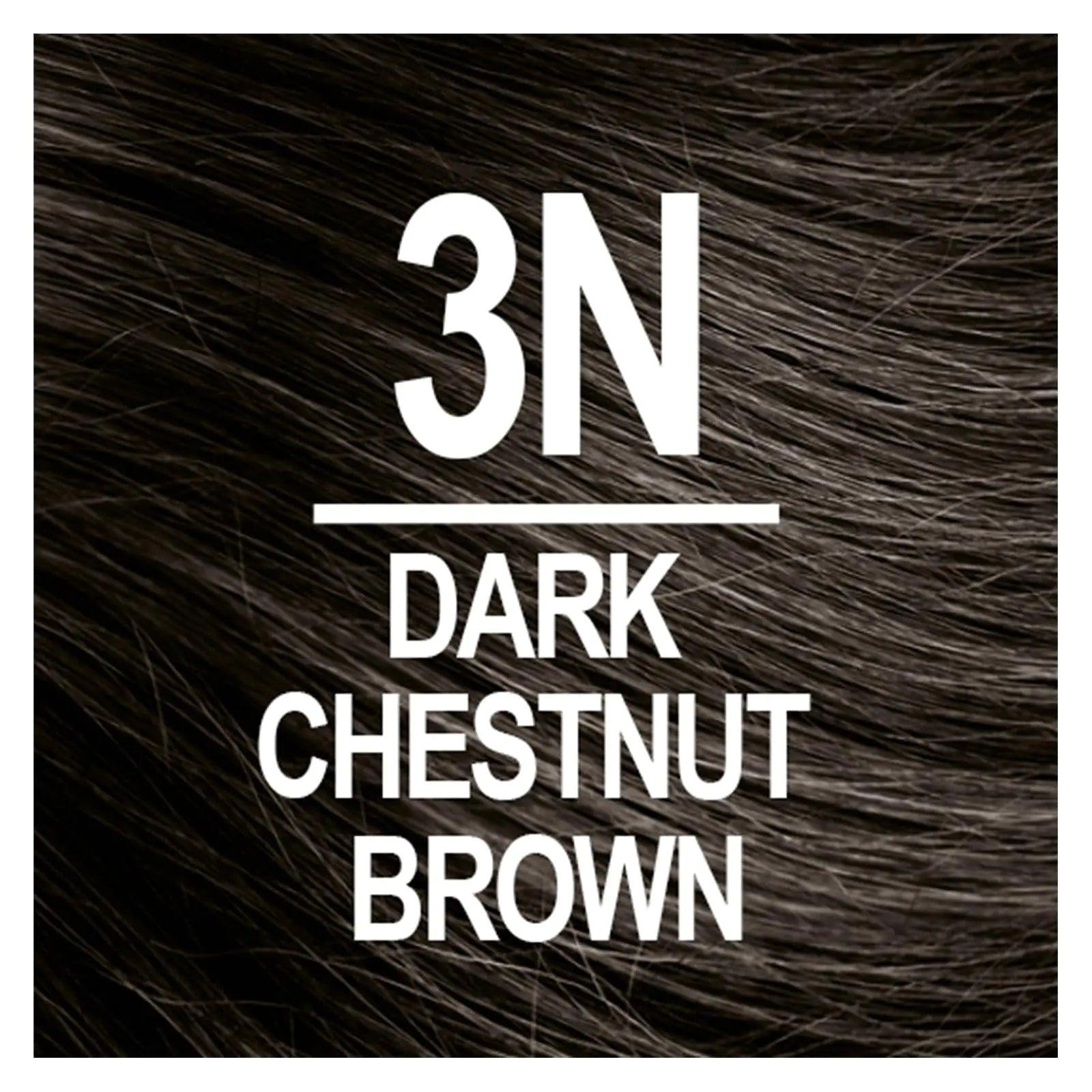 Naturtint Permanent Hair Color 3N Dark Chestnut Brown (Pack of 1), Ammonia Free, Vegan, Cruelty Free, up to 100% Gray Coverage, Long Lasting Results - Evallys.com # #