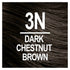 Naturtint Permanent Hair Color 3N Dark Chestnut Brown (Pack of 1), Ammonia Free, Vegan, Cruelty Free, up to 100% Gray Coverage, Long Lasting Results - Evallys.com # #